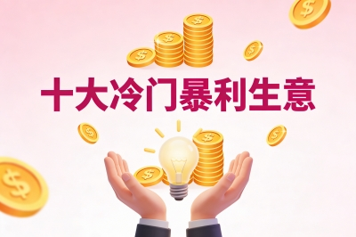 藏在身边的赚钱机会!十大冷门暴利生意有哪些?看懂第一个就心动
