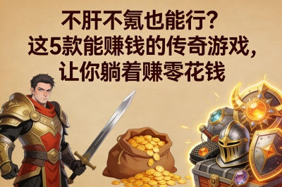 不肝不氪也能行?这5款能赚钱的传奇游戏,让你躺着赚零花钱