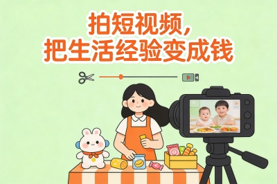 拍短视频，把生活经验变成钱
