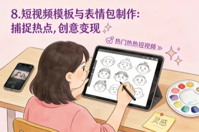 8.短视频模板与表情包制作