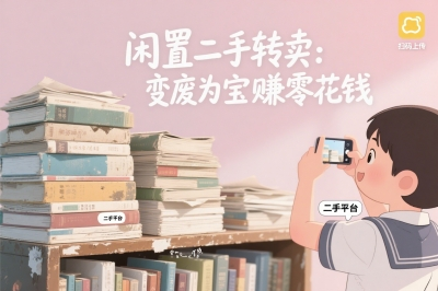 闲置二手转卖：变废为宝赚零花钱