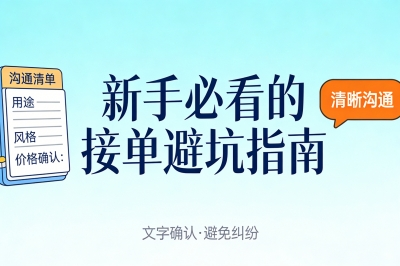 新手必看的接单避坑指南