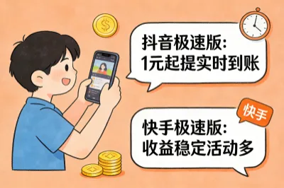 抖音极速版和快手极速版