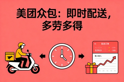 美团众包：即时配送，多劳多得