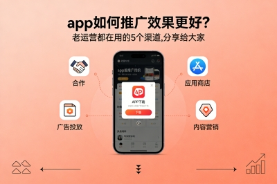 app如何推广效果更好?老运营都在用的5个渠道,分享给大家