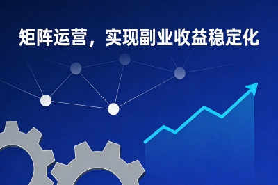 矩阵运营，实现副业收益稳定化