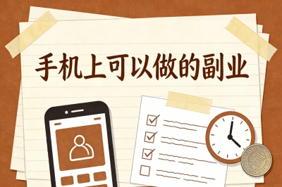 新手零基础上手,5个零门槛手机上可以做的副业,下班1小时多份收入