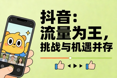 抖音：流量为王，挑战与机遇并存