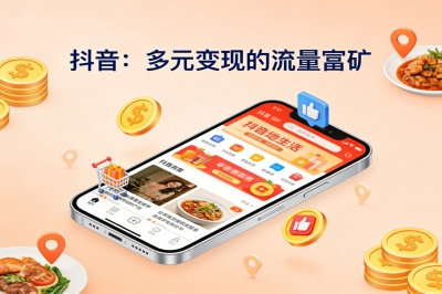 抖音：多元变现的流量富矿