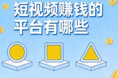 短视频赚钱的平台有哪些?正规渠道汇总,轻松日入200+上手快