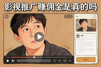 影视推广赚佣金是真的吗