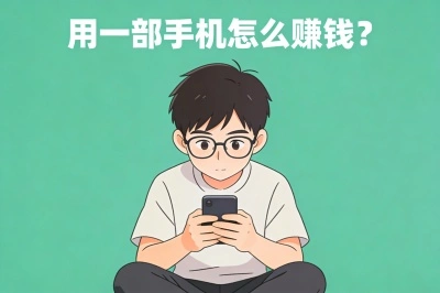 用一部手机怎么赚钱?分享5个靠谱方法,有人已经月入5000+!