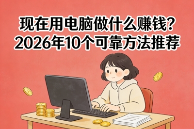 现在用电脑做什么赚钱?2026年10个可靠方法推荐