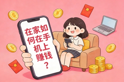 在家如何在手机上赚钱?这5个靠谱副业,单日收益可达300元