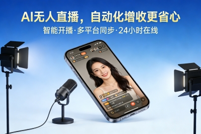 AI无人直播,自动化增收更省心