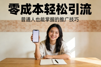 怎么免费自己做推广?这5个零成本日引流200+的方法,你一定要知道