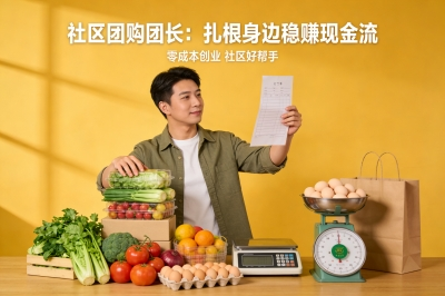 社区团购团长：扎根身边稳赚现金流