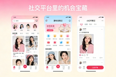 小红书:社交平台里的机会宝藏