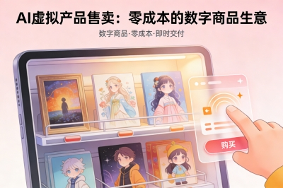 AI虚拟产品售卖:零成本的数字商品生意