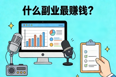 什么副业最赚钱?5个月入3000+的副业推荐!零成本起步,小白也能做