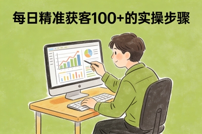 每日精准获客100+的实操步骤
