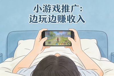 小游戏推广:边玩边赚收入