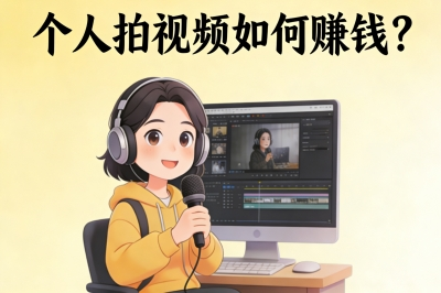 个人拍视频如何赚钱？