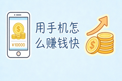 用手机怎么赚钱快