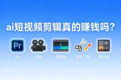 ai短视频剪辑真的赚钱吗？