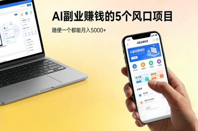 AI副业赚钱的5个风口项目
