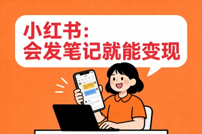 小红书:会发笔记就能变现