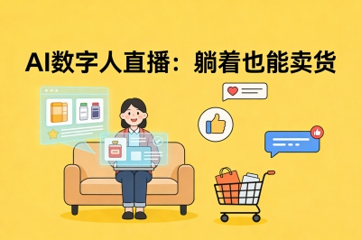 AI数字人直播：躺着也能卖货