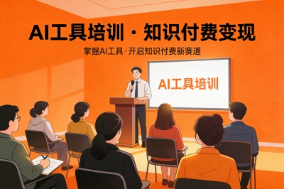 AI工具培训赚知识付费的钱