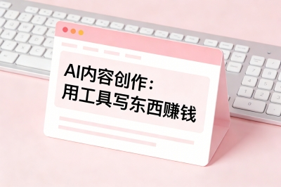 AI内容创作——用工具写东西赚钱
