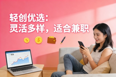 轻创优选:灵活多样,适合兼职