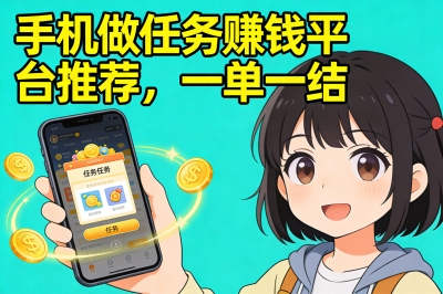 手机做任务赚钱一单一结是真的吗?这5个APP亲测有效,每单5-50元