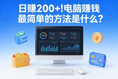 日赚200+!电脑赚钱最简单的方法是什么?分享8个受欢迎的路子