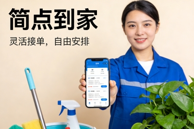 简点到家:灵活接单,自由安排