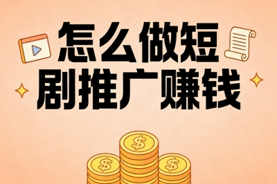 怎么做短剧推广赚钱