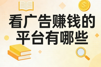 看广告赚钱的平台有哪些?新手零门槛操作,每日闲时赚80+很简单
