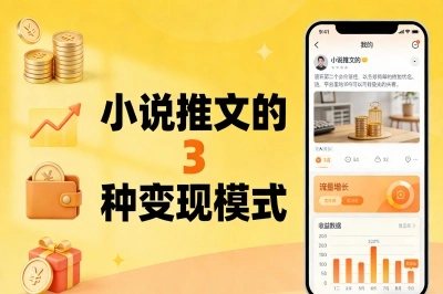 小说推文的3种变现模式