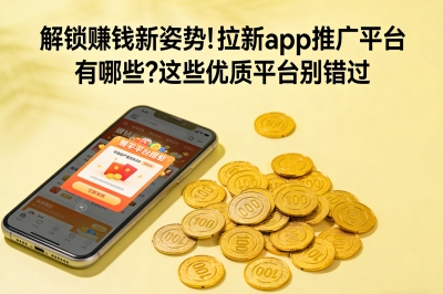 解锁赚钱新姿势!拉新app推广平台有哪些?这些优质平台别错过
