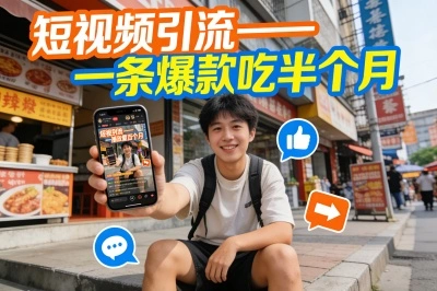 短视频引流——一条爆款吃半个月