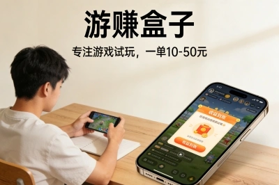 游赚盒子——专注游戏试玩,一单10-50元