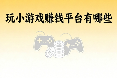 玩小游戏赚钱平台有哪些?2026热门合集,碎片时间日赚300+
