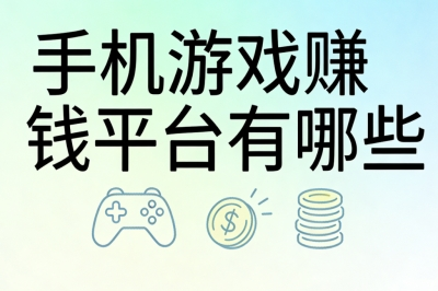 手机游戏赚钱平台有哪些