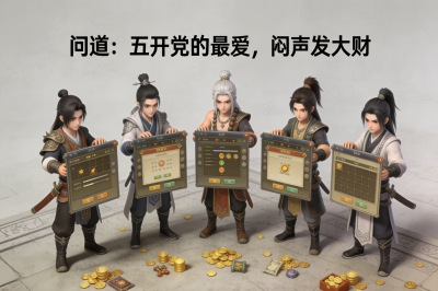 问道:五开党的最爱,闷声发大财