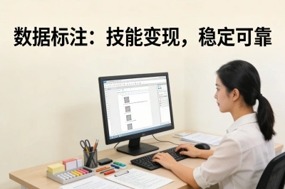 数据标注:技能变现,稳定可靠