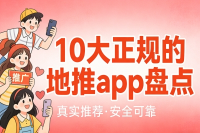 地推app有哪些?这10大正规平台佣金高、结算快、任务多,别错过!