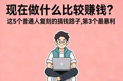 现在做什么比较赚钱?这5个普通人复刻的搞钱路子,第3个最暴利